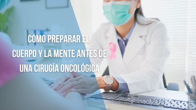 Preparación antes de cirugía oncológica